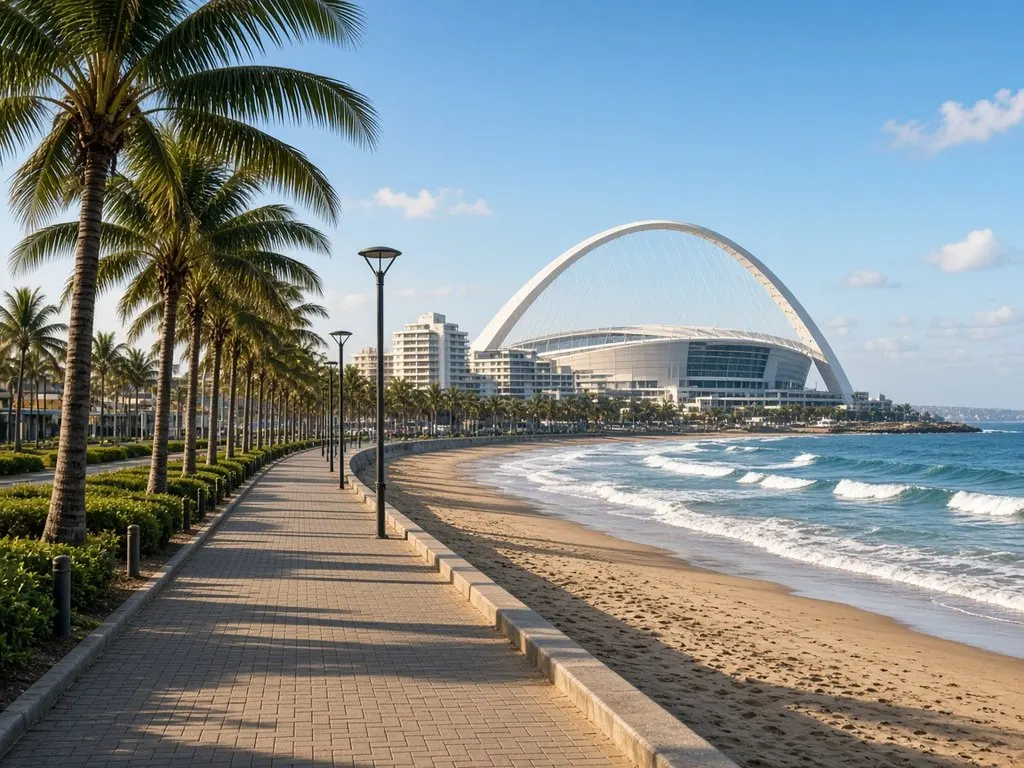 Golden Mile beachfront, Durban